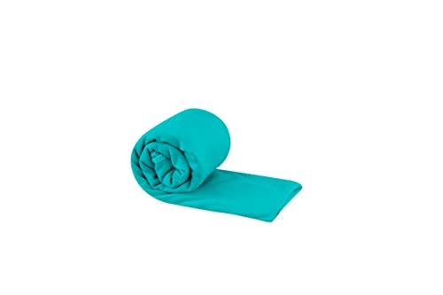 Sea to Summit Microvezel zakdoek S - Handdoek - Klein verpakkingsformaat - Ultra absorberend en sneldrogend - Fluisterlicht - Hanglus en etui - Voor backpacken - 40 x 80 cm - Baltisch blauw - 50 g