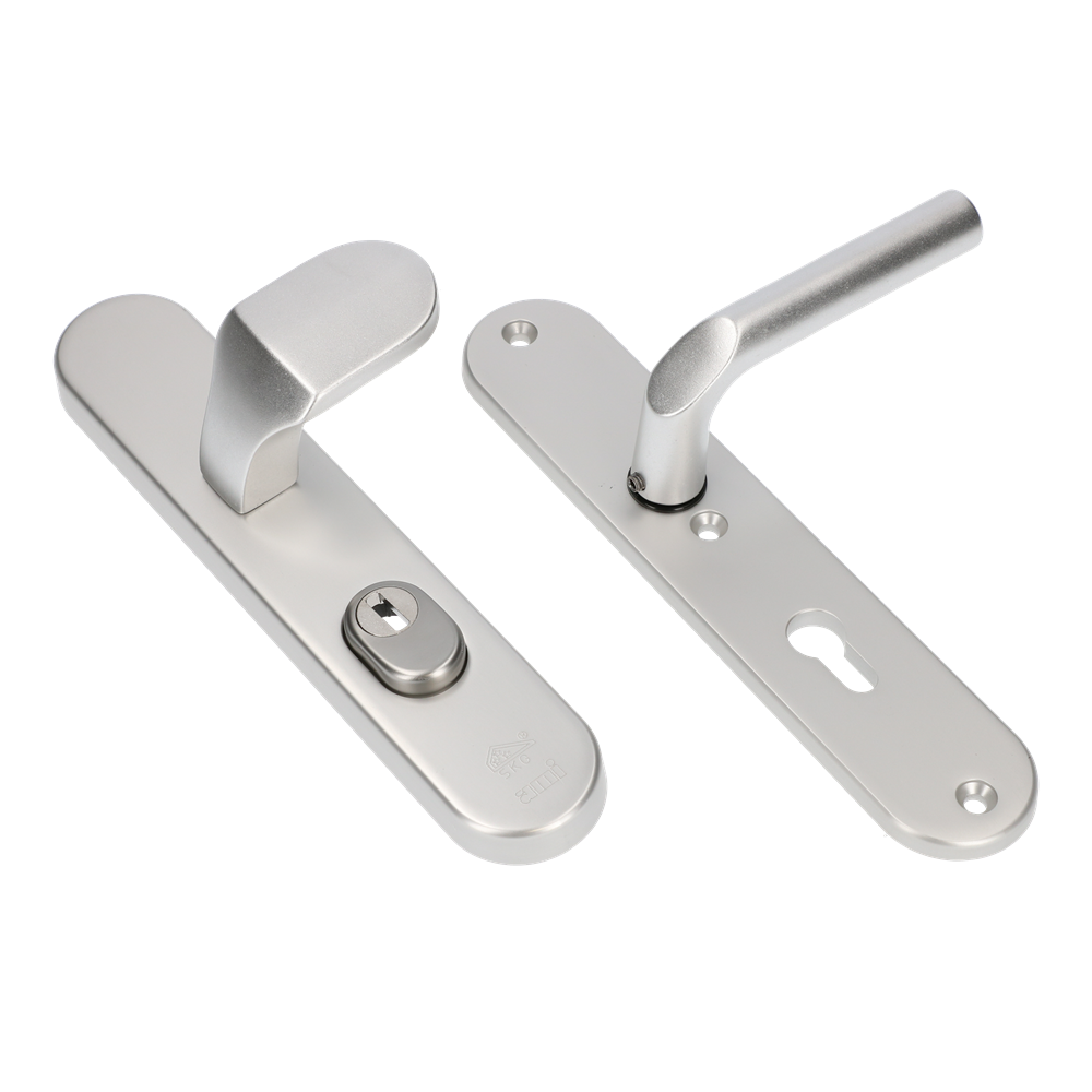 Ami Veiligheidsbeslag Voordeurgarnituur compleet ovaal PC72 SKG***® F1 aluminium