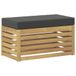 VidaXL Banc de jardin bois d'acacia massif blanchi 80 x 43 x 45 cm