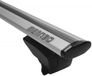 Menabo Lince Silver XL | Porte-coffre de toit pour BMW - X3 (G01) 2017+ - Aluminium - Longueur 135 cm - Capacité de charge 90 kg - Jeu de 2