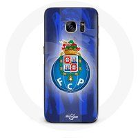 Samsung Galaxy S6 hoesje fcp porto blauwe achtergrond portugal Maniacase