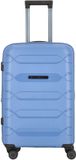 Polestream Strz by Asteroid 4 wielen Trolley M 64 cm met uitbreidingsplooi - Harde bagage - TSA slot - ice blue