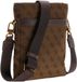 GUESS Berlin Crossbody Flat Coffee schoudertas
