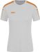 Jako Power Shirt Korte Mouw Dames - Fluo Oranje / Zachtgrijs | Maat: 36