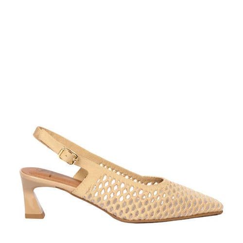 Miss Elastic Flow slingback pumps