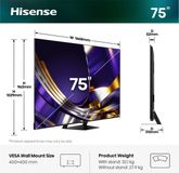 Hisense 75u7s Pro / Ultra HD 4K Mini-LED TV / 75 Inch / 2026