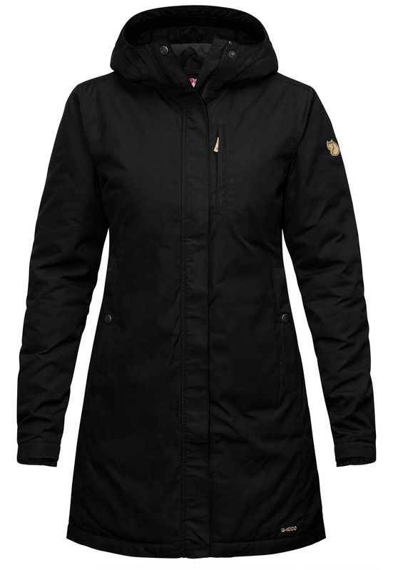 Fjällräven Kiruna Jas Dames zwart XL 2018 Parka