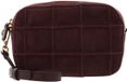 Coccinelle Leren schoudertas Tebe Check Embroidery Crossbody Bag Berry / Berry donkerpaars
