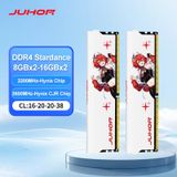 JUHOR RAM DDR4 16GBx2 8GBx2 Mémoire de bureau Udimm DDR4 3200 Nouveau DIMM RAM