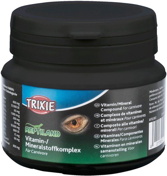 Trixie Vitamine-/Mineralencomplex Carnivoren voor vleesetende reptielen 80 gram