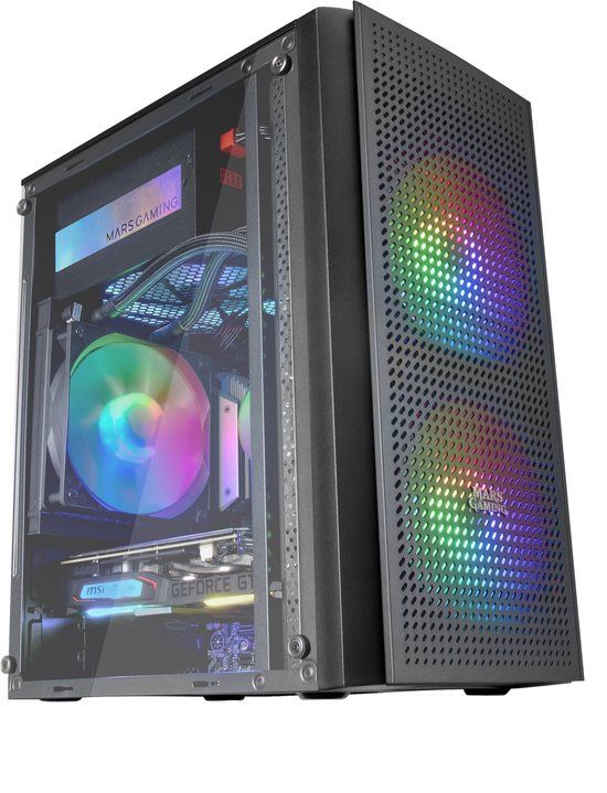 Mars Gaming MC300 Black RGB mATX