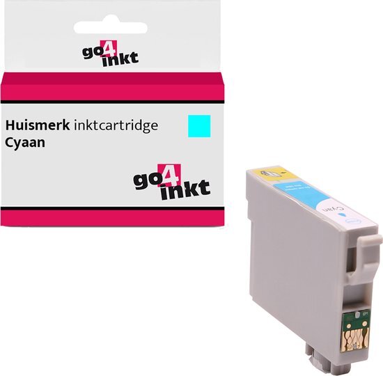 Go4inkt Compatible inkt voor Epson 502XL van inktcartridge - Cyaan / blauw