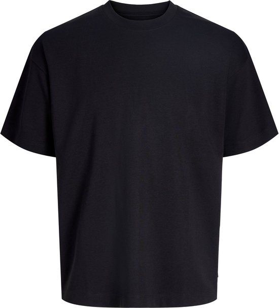 JACK&JONES JJEBARRON TEE SS O-NECK NOOS JNR Jongens T-shirt - Zwart - Maat 128