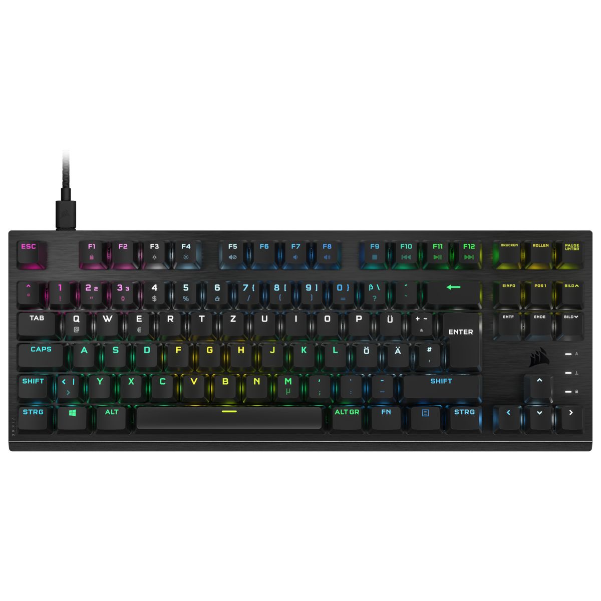 Corsair K60 PRO Gaming Toetsenbord USB QWERTY Duits Zwart