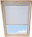 Merkloos Dakraam Rolgordijn - Verduisterend Gordijn Raambekleding - Wit - 37 x 78 cm