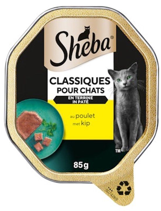 Sheba Classics Paté - Kip - 44 x 85 g
