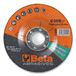 Beta 11069 115X3.2 Doorslijpschijven voor steen en marmer voor slijpmachine, diameter 115 mm, dikte 3,2 mm, gat 22,23 mm