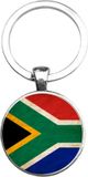 MC Living KadoExpress Sleutelhanger Glas - Vlag Zuid Afrika