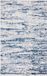 Safavieh Modern Abstract Geweven Vloerkleed, Amelia Collectie, ALA768, Grijs & Navy, 91 x 152 cm