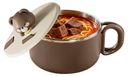 Portable Soup Bowl with Lid and Drainage System for Students