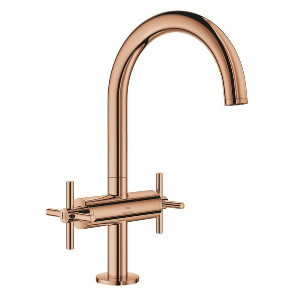 GROHE Atrio L-size wastafelmengkraan push warm sunset 21144da0