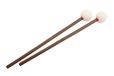 XDrum TB48 Paukenstokken Bamboe Vilt Paar, Witte vilten kop, Kopdiameter: 4