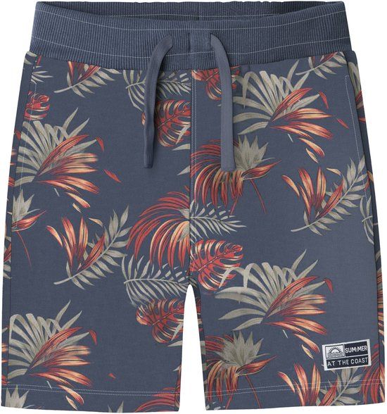 NAME IT Jongens Bermuda shorts Vintage Indigo Katoen/Elastaan Maat 140