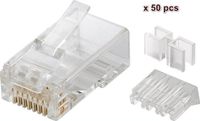 MicroConnect KON505-50 kabel-connector RJ45 Doorschijnend
