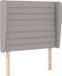vidaXL Hoofdbord Stof Lichtgrijs 93x23x118/128 cm