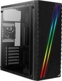 Aerocool STREAK RGB ATX Semi-tower PC-behuizing Zwart