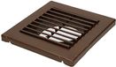KOTARBAU Ventilatorrooster, Bruin, 100 mm