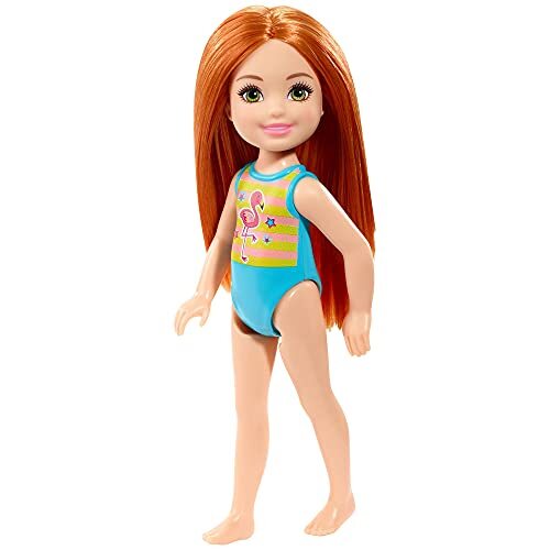 Barbie Mattel GLN72 - Beach pop Chelsea in flamingo-design