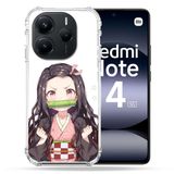 Cokitec Xiaomi Redmi Note 14 5G Manga Demon Slayer Nezuko Versterkte hoes