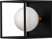 LEDVANCE DECOR Vierkante badkamer wandlamp IP44, zwart, G9