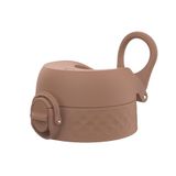 ION8 Lekvrije Vervangende OneTouch 2.0 Waterfles Deksel, Eenvoudige Bediening met Één Druk, Geschikt voor 750ml, 920ml, 1000ml, 1200ml Flessen, Groot, Ftalaatvrij BPA-vrij Plastic, Mocha Mousse