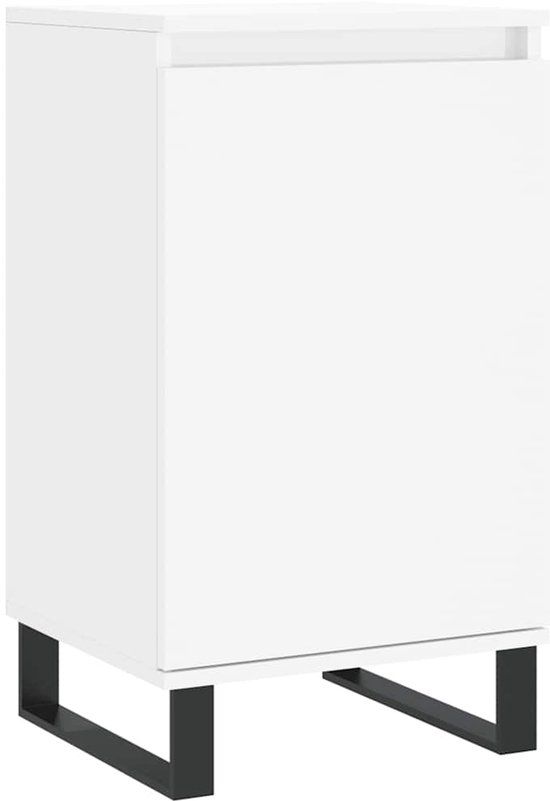 vidaXL Dressoir 40x35x70 cm Bewerkt Hout Wit