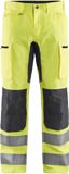 Blåkläder High Vis broek met stretch 1585-1811 - HIgh Vis Geel/Medium Grijs - D124