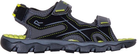 Regatta Sandalen - Maat 28 - Unisex - grijs/zwart/geel
