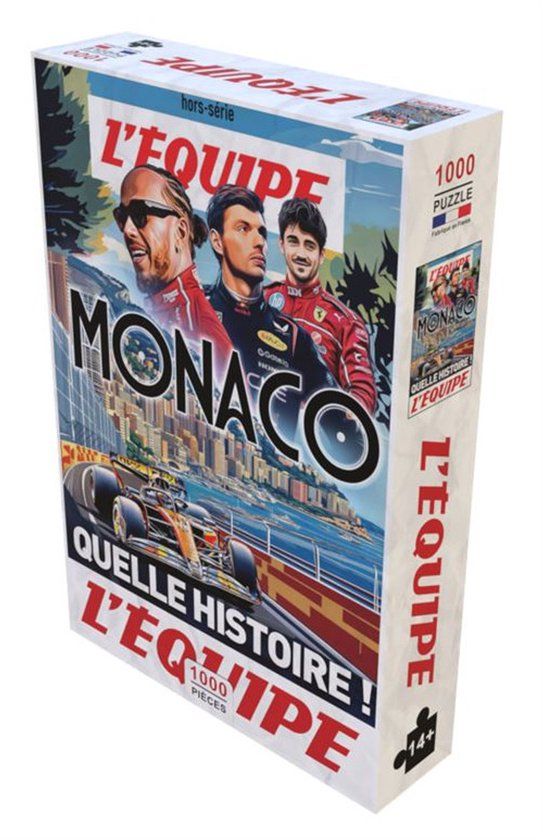 L'Equipe Monaco F1 Puzzel 1000 stukjes