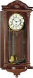 Hermle Uhrenmanufaktur wandklok, hout, mahonie, 67cm x 29cm x 14,5cm