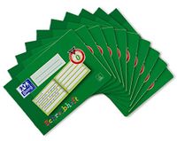 Oxford Schrijfboek, A5 liggend, Lin.0 (1e klasse), 16 vellen, groen, 10 stuks
