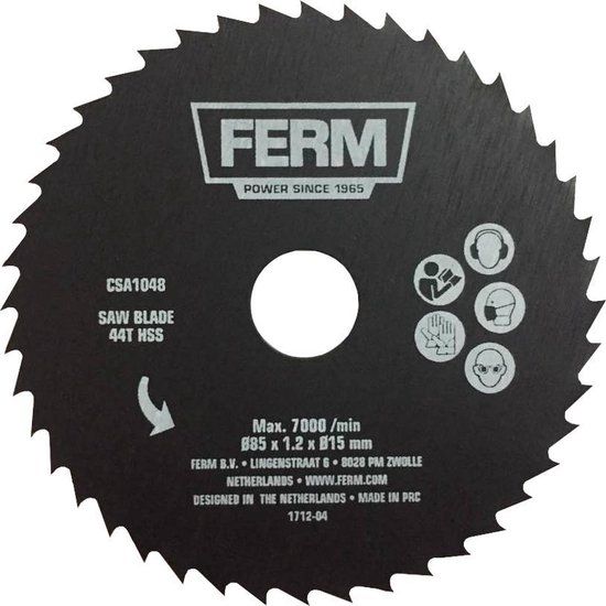 Ferm CSA1048 Precisie zaagblad 44T