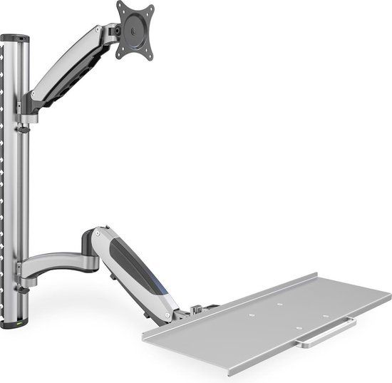 Digitus DA-90354 TV Muurbeugel - 17-27 inch - Zilver/Grijs