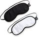 Fifty Shades of Grey Fifty Shades No Peeking - Zachte blindoek Duopack - Zwart/ Zilver