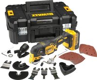 DeWalt DCS355M1 18V Li-Ion Accu multitool set (1x 4.0Ah accu) + 35 delige accessoireset in koffer - koolborstelloos