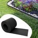 GARDENIX Flexibele Tape Border gazonrand kunststof bed omranding, lengte 10m, hoogte 14cm, zwart