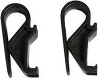Basil Hook-On System - Set van 2 haken - Zwart