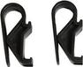 Basil Hook-On System - Set van 2 haken - Zwart
