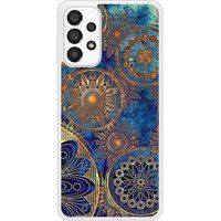 Samsung Galaxy A33 Mandalla bleu Verstevigd hoesje met sublimatie bedrukking