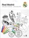 Kids Euroswan Real Madrid Livre de coloriage et d'autocollants